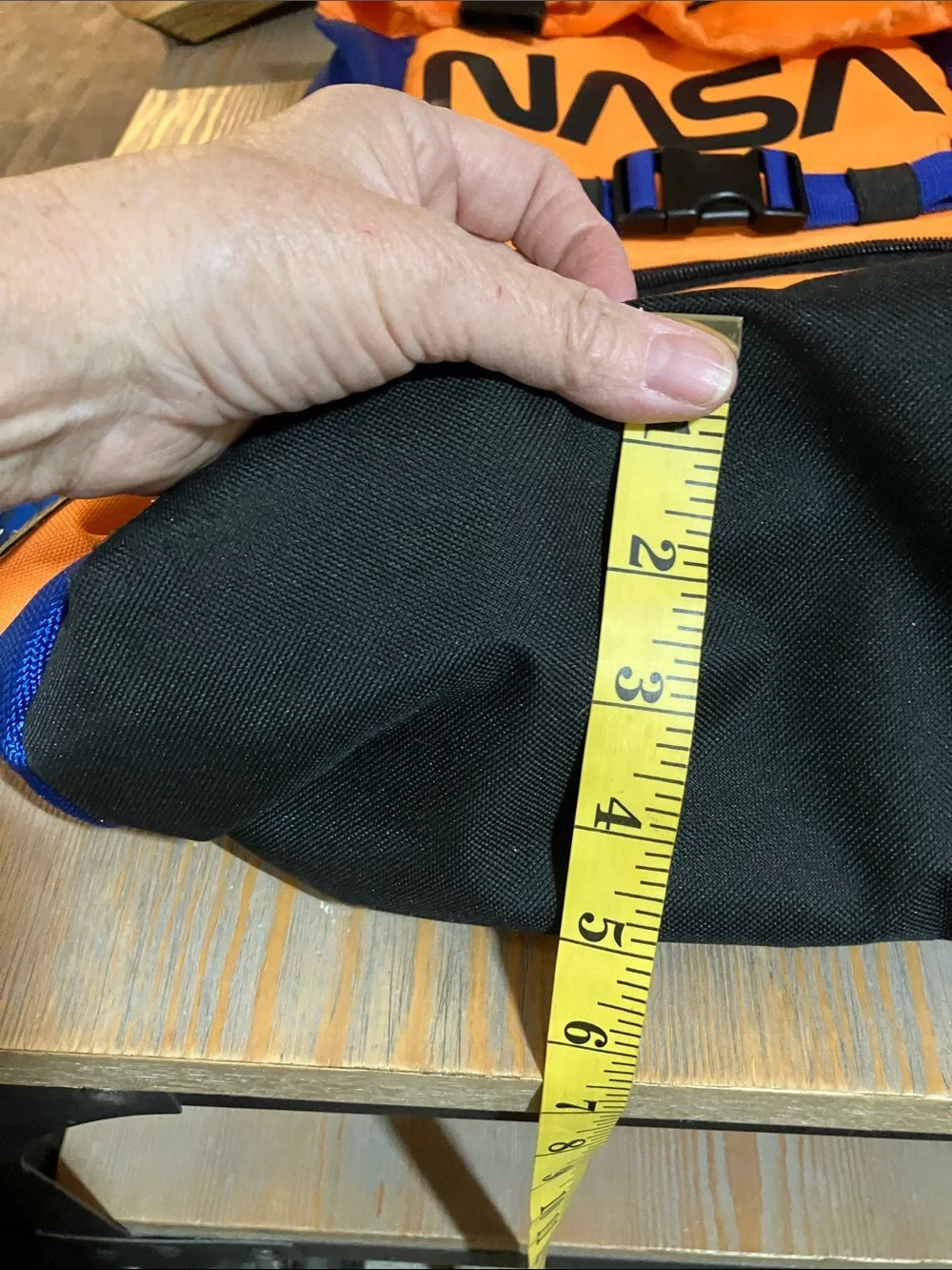 NASA Kids' Orange and Blue Space Shuttle Backpack